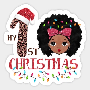 My 1st christmas Sticker